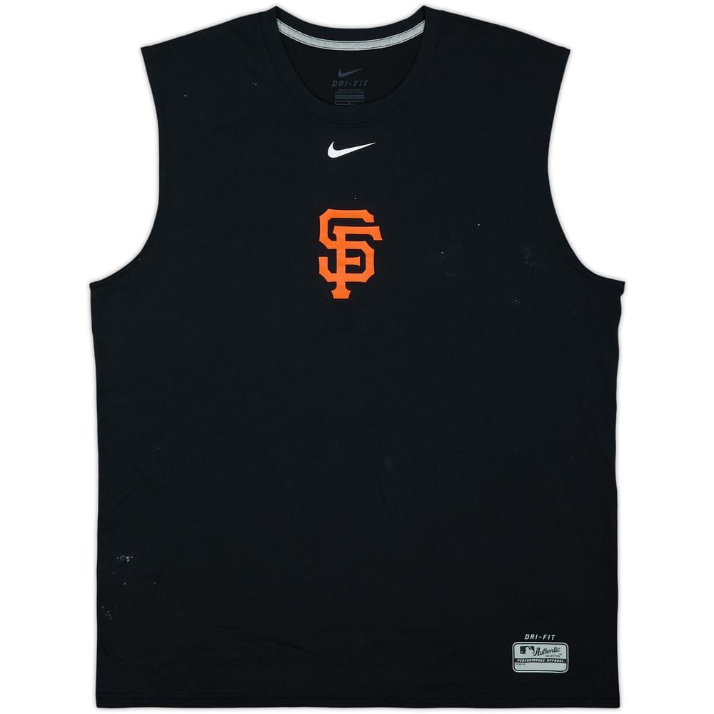 2014 San Francisco Giants Nike Sleeveless Tee - 9/10 - (L)