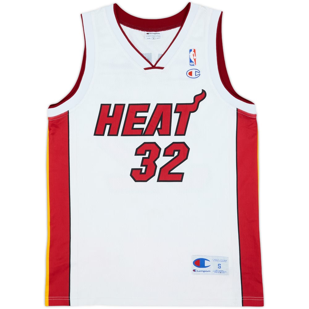 2004-07 Miami Heat O'Neal #32 Champion Home Jersey - 9/10 - (S)