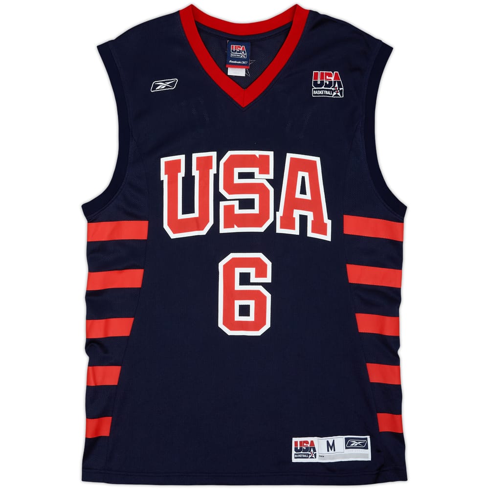 2004 USA McGrady #6 Reebok Away Jersey - 9/10 - (M)