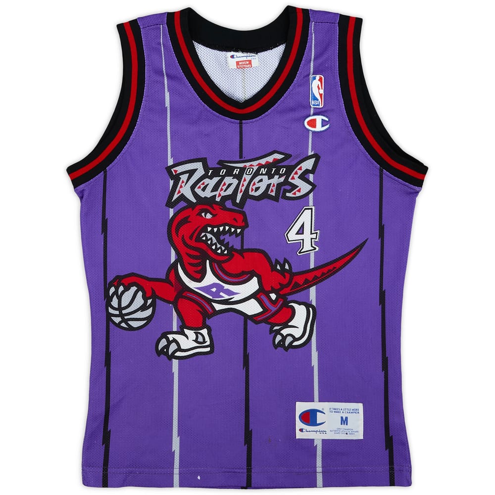 1995-96 Toronto Raptors Esposito #4 Champion Away Jersey - 7/10 - (M.Boys)