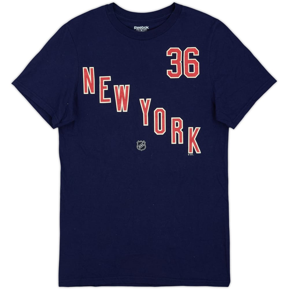 2011-13 New York Rangers Zuccarello #36 Reebok Tee - 8/10 - (S)