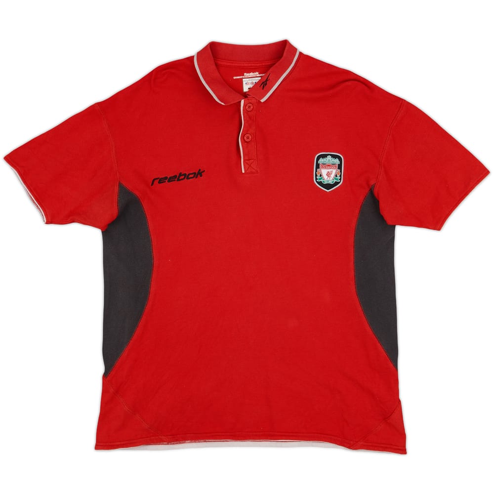 2002-03 Liverpool Reebok Polo Shirt - 9/10 - (M)