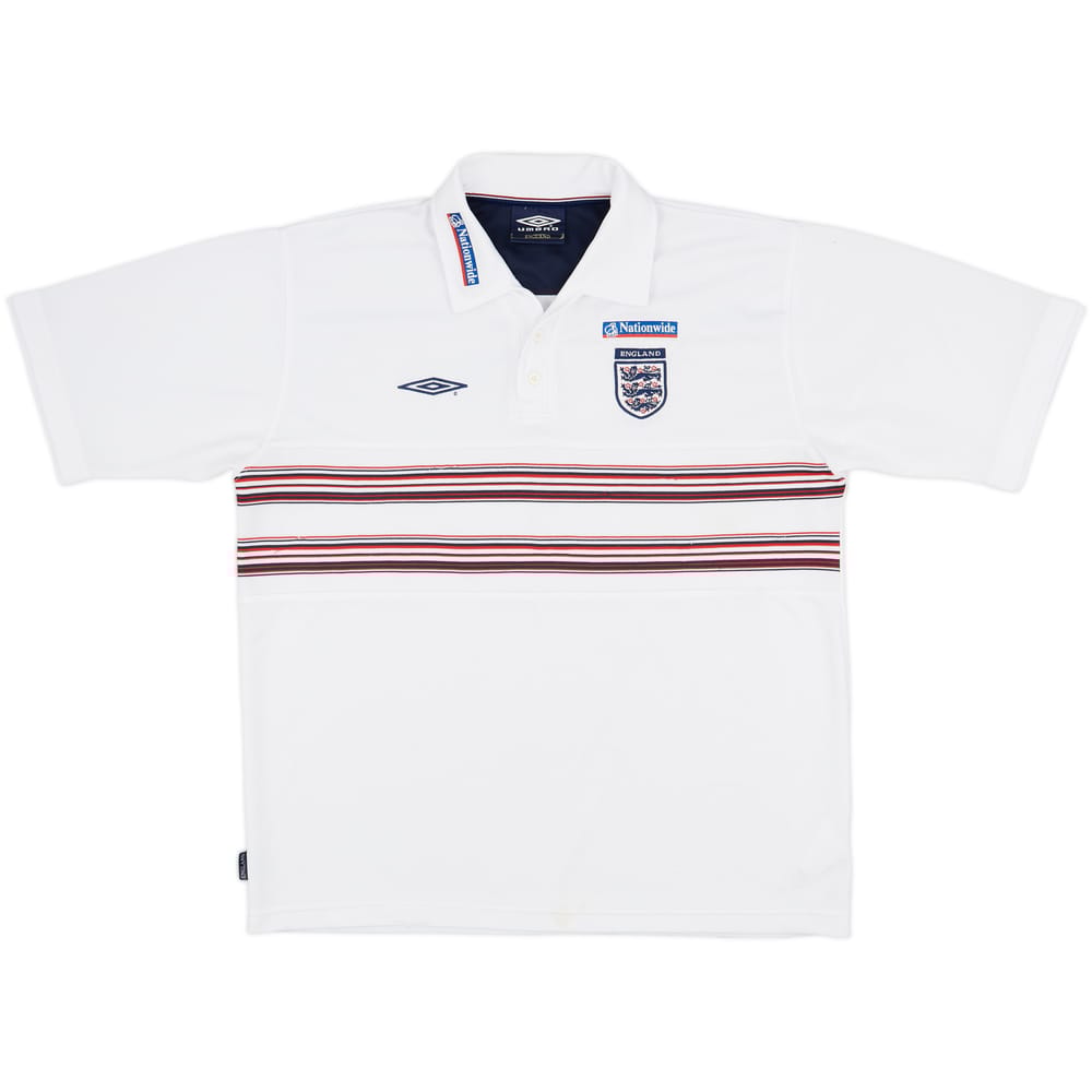 2004-05 England Umbro Polo Shirt - 7/10 - (XL)