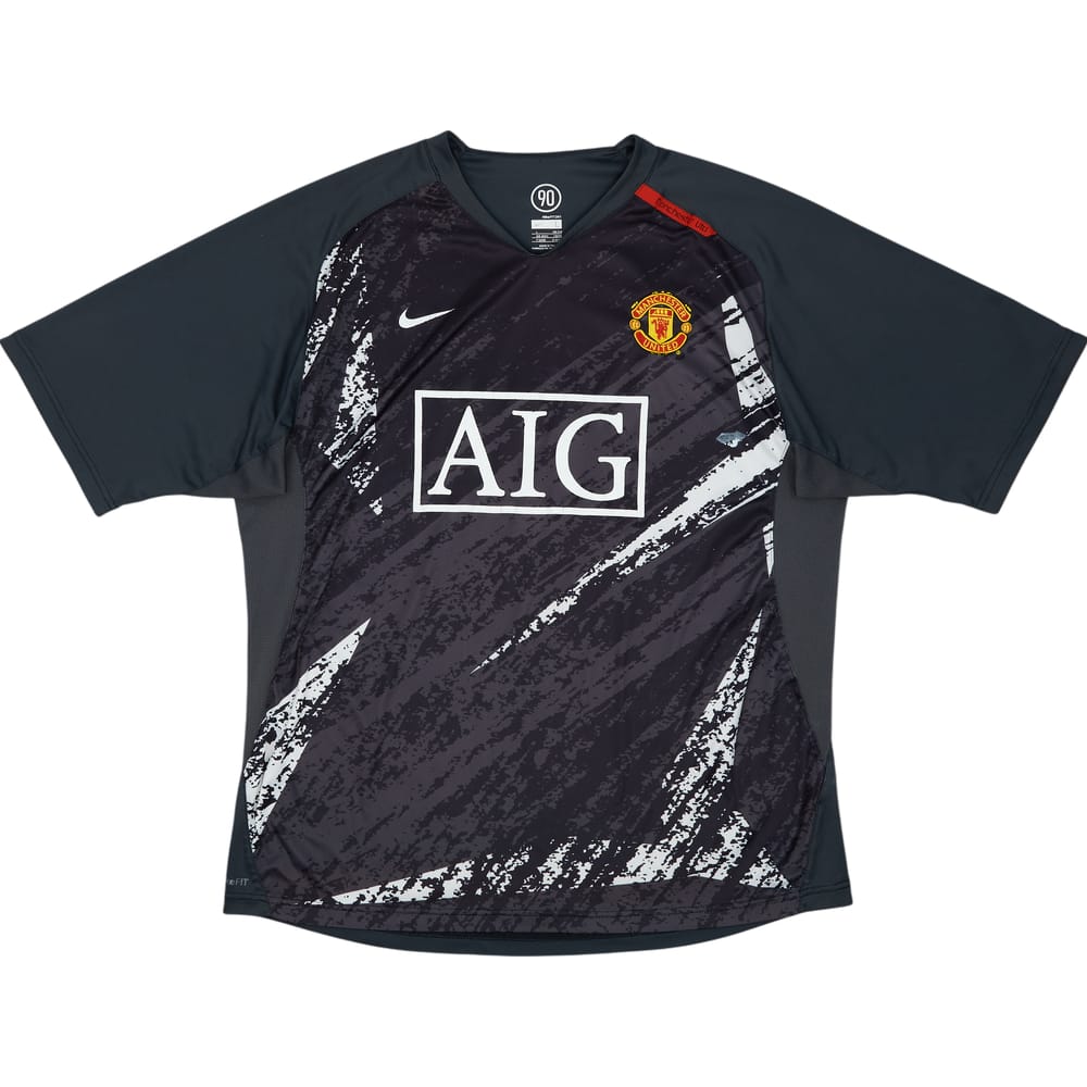 2009-10 Manchester United Nike Training Shirt - 7/10 - (L)