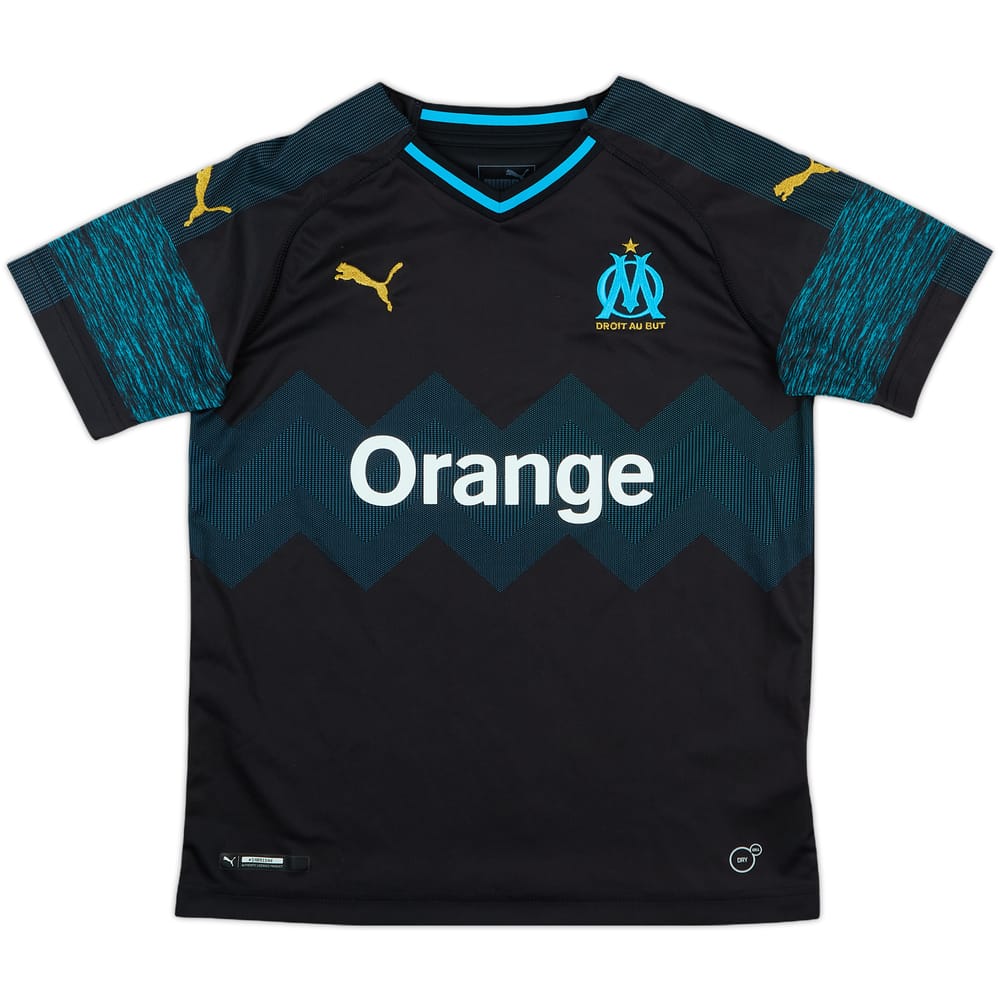 2018-19 Olympique Marseille Away Shirt - 9/10 - (M.Boys)