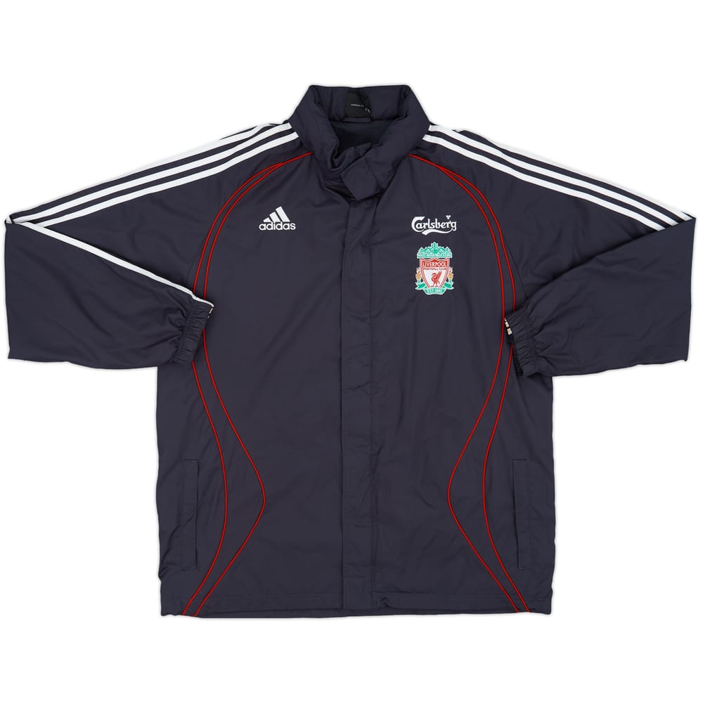 2006-07 Liverpool adidas Bench Coat - 7/10 - (L)