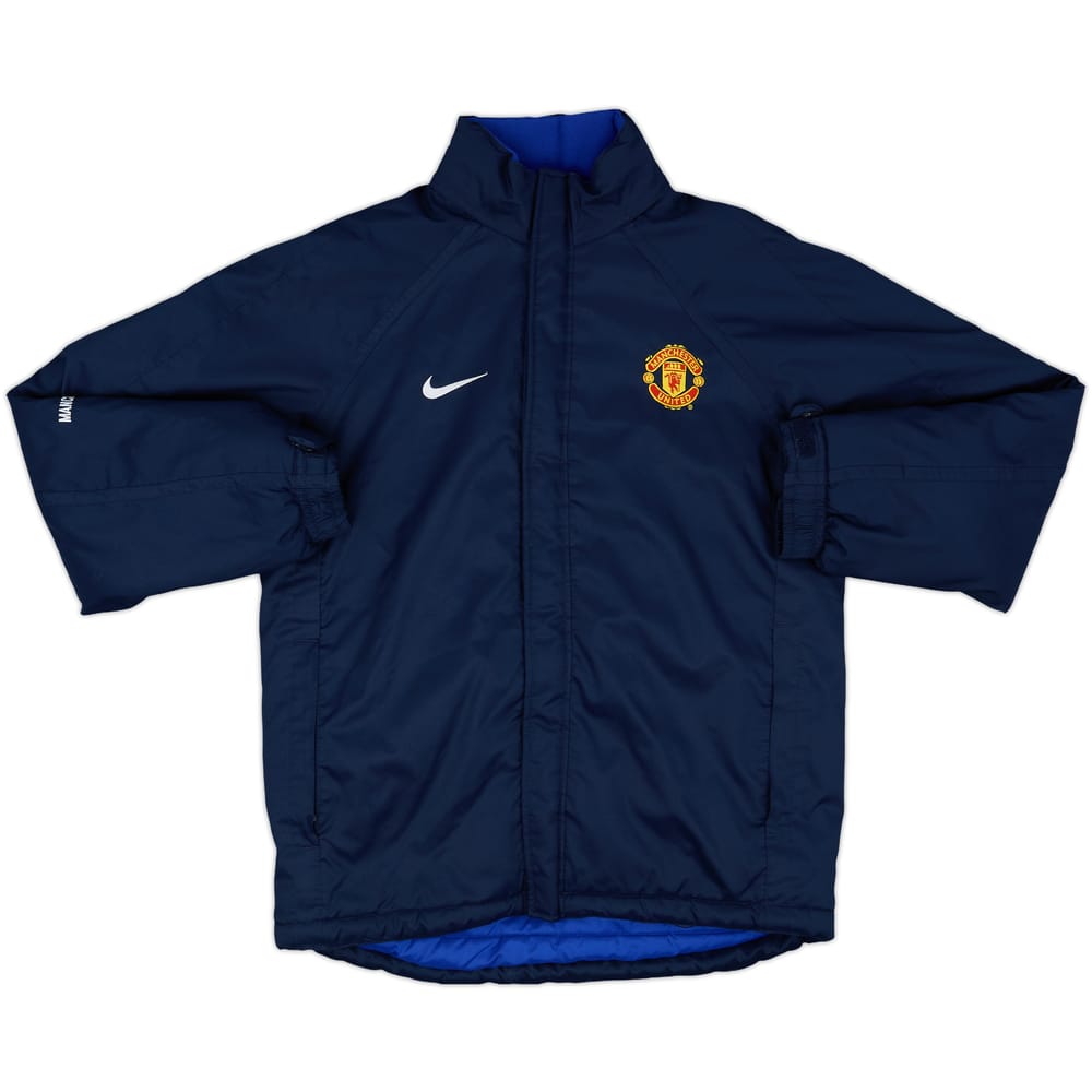 2003-04 Manchester United Nike Padded Bench Coat - 10/10 - (L)