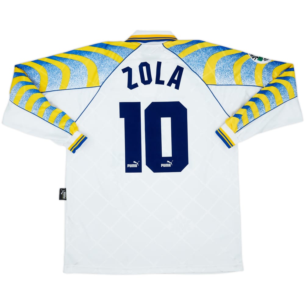 1995-97 Parma Home L/S Shirt Zola #10 - 8/10 - (XL)