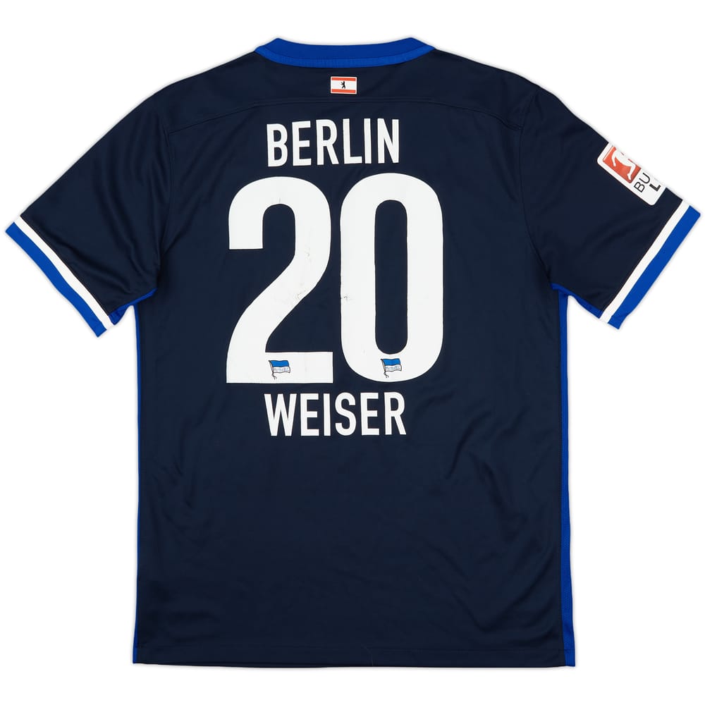 2015-16 Hertha Berlin Away Shirt Weiser #20 - 7/10 - (M)