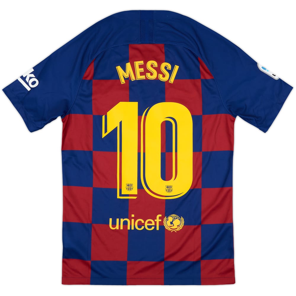 2019-20 Barcelona Home Shirt Messi #10 - 9/10 - (S)
