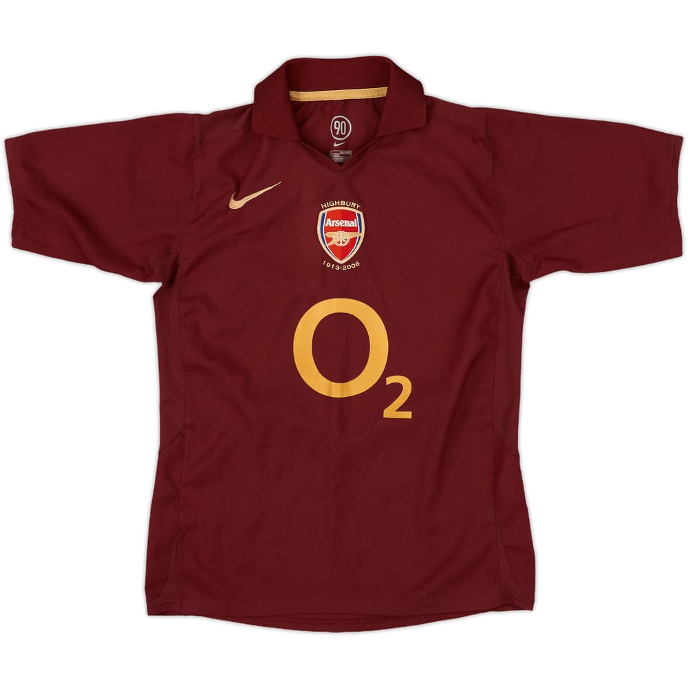 2005-06 Arsenal Home Shirt - 8/10 - (M.Boys)