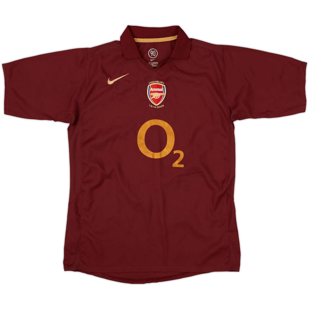 2005-06 Arsenal Home Shirt - 9/10 - (XL.Boys)