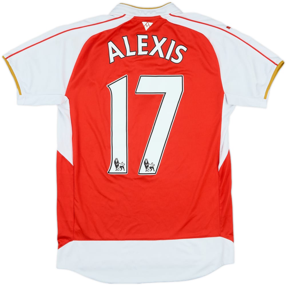 2015-16 Arsenal Home Shirt Alexis #17 - 9/10 - (S)