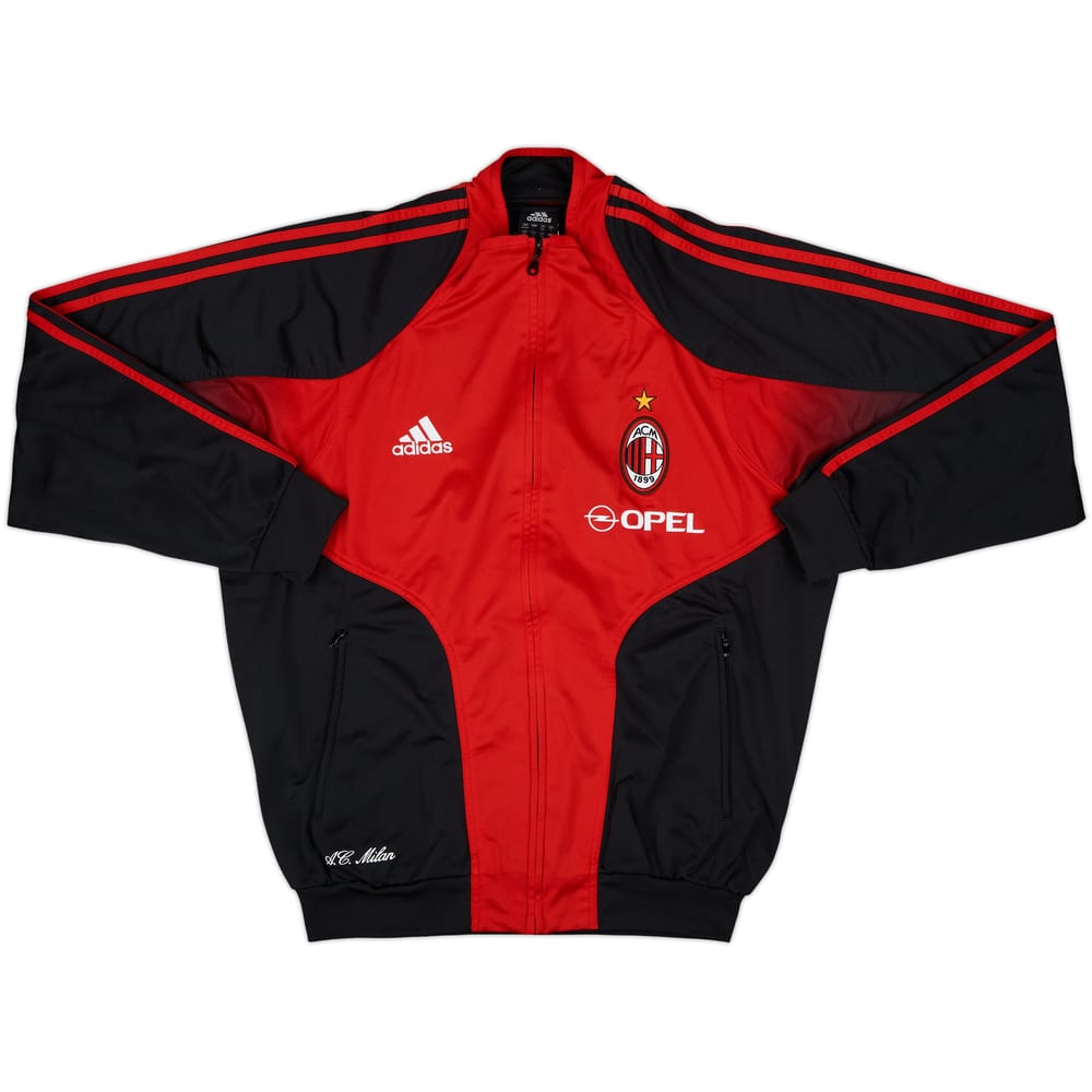 2004-05 AC Milan adidas Track Jacket - 9/10 - (L)