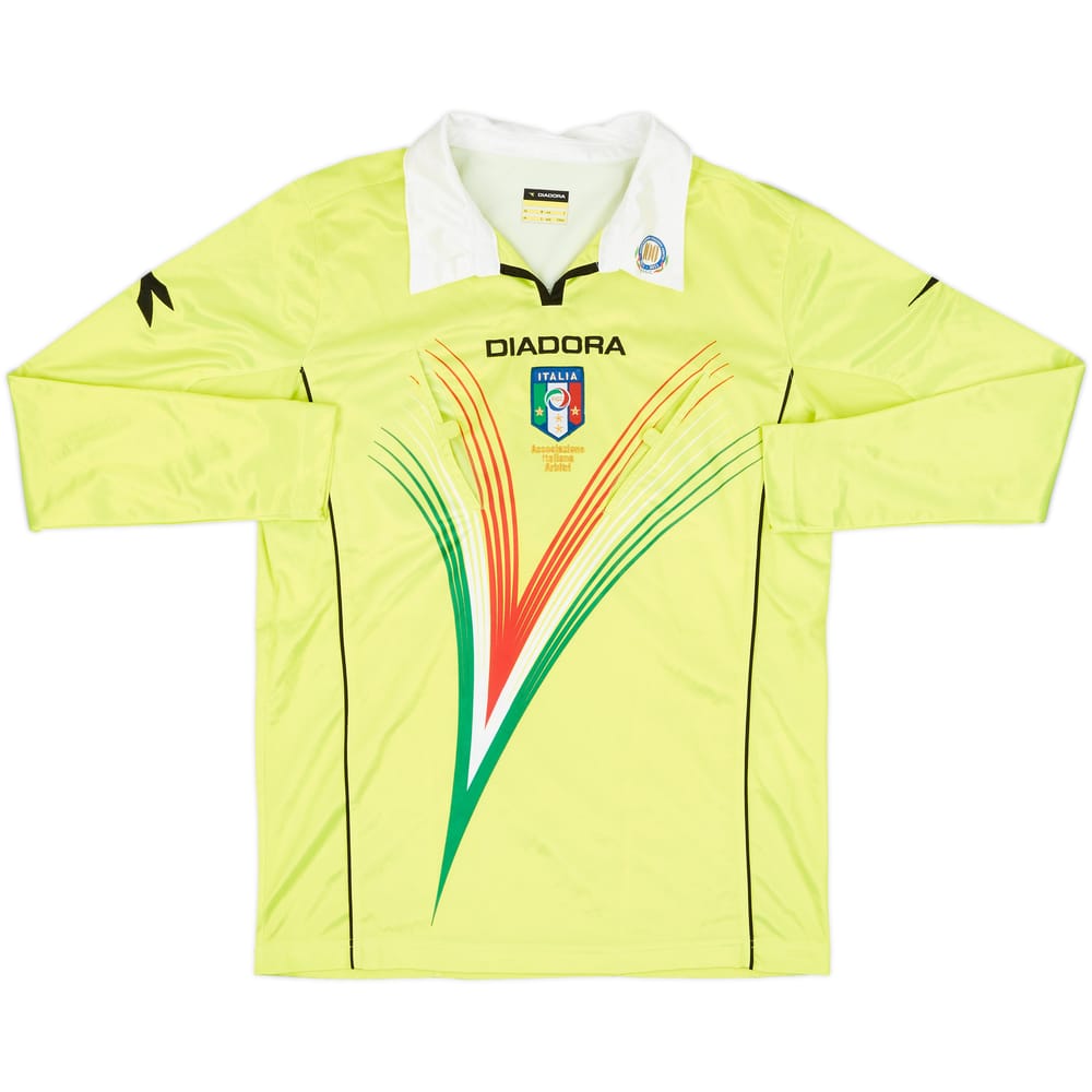 2011-12 Italy Diadora Centenary Referee L/S Shirt - 9/10 - (S)