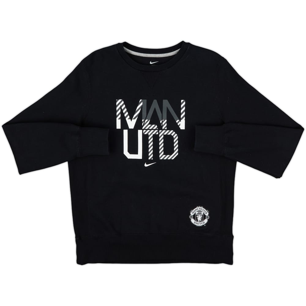 2012-13 Manchester United Nike Sweat Top - 8/10 - (M)