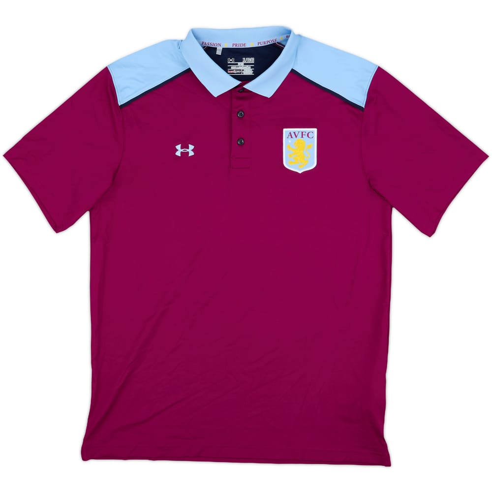 2016-17 Aston Villa Under Armour Training Polo Shirt - 10/10 - (XL)