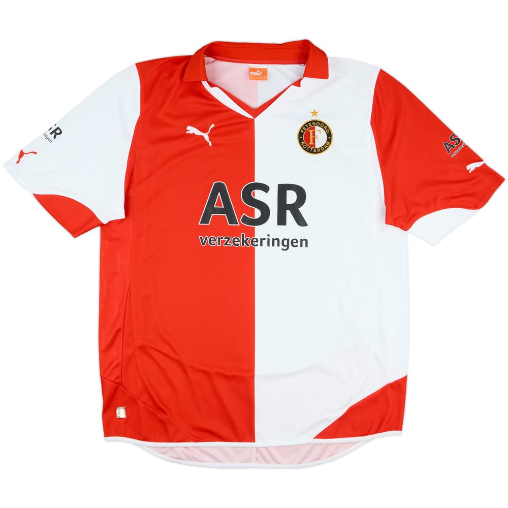 2010-11 Feyenoord Home Shirt - 9/10 - (XL)