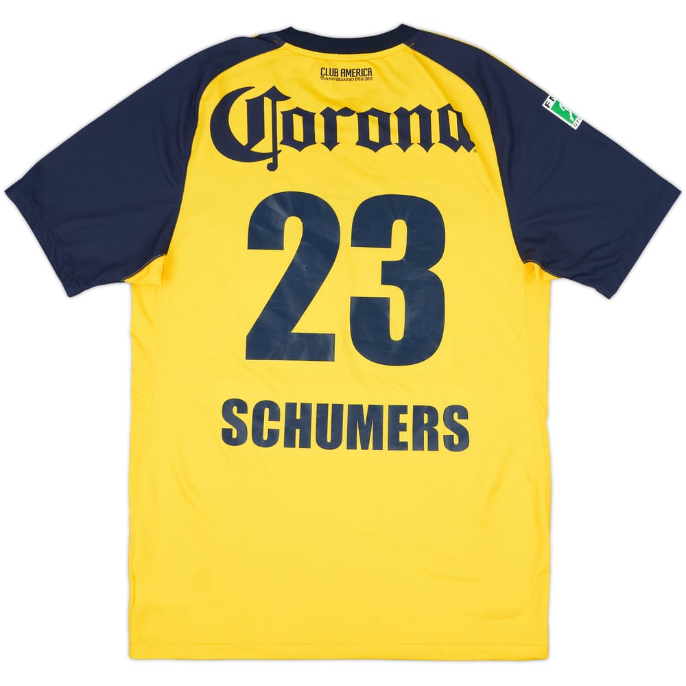 2012-13 Club America Home Shirt Schumers #23 - 9/10 - (M)