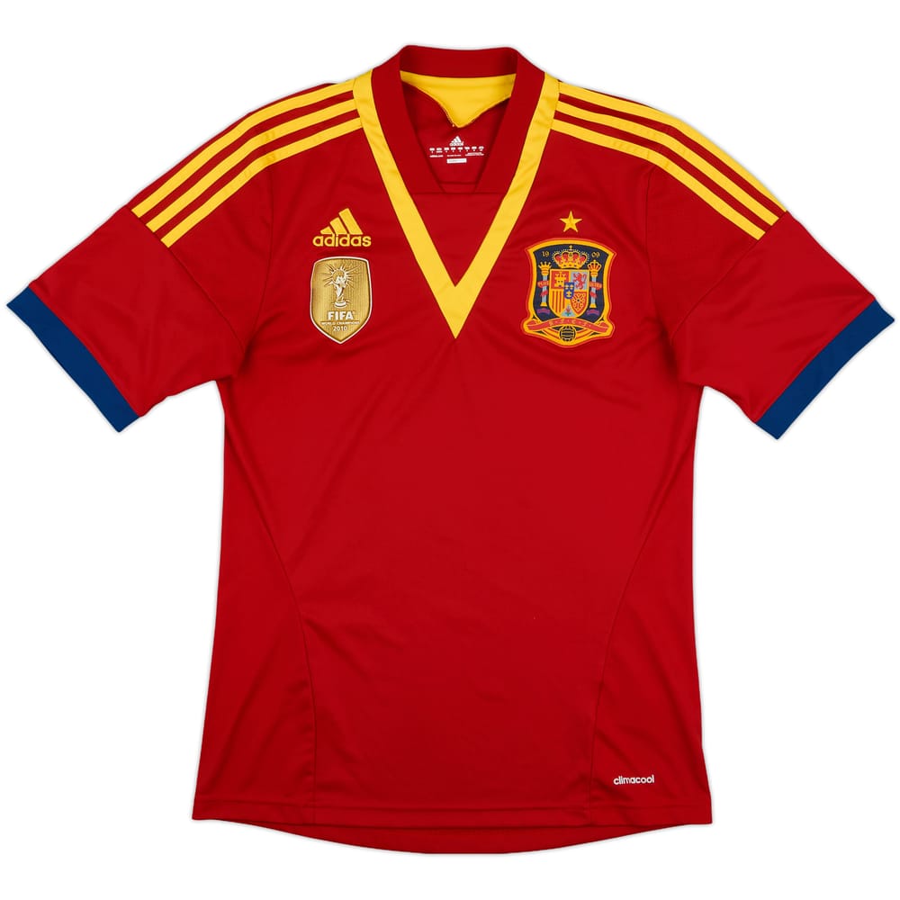 2013 Spain Confederation Cup Home Shirt - 9/10 - (S)