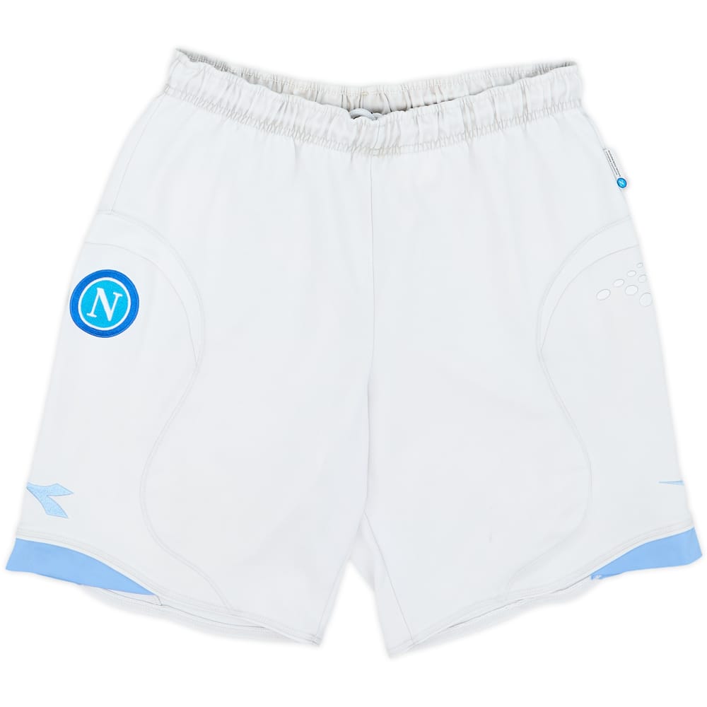 2007-08 Napoli Home Shorts - 5/10 - (S)