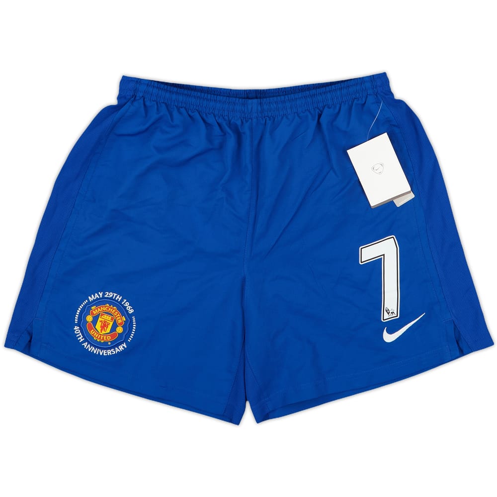 2007-08 Manchester United Fourth Shorts #7 (XL.Boys)