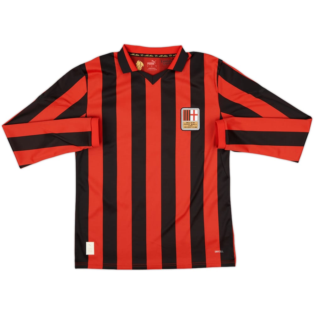 2024-25 AC Milan 125th Anniversary Authentic L/S Shirt #10 (Rafa Leao) (S)