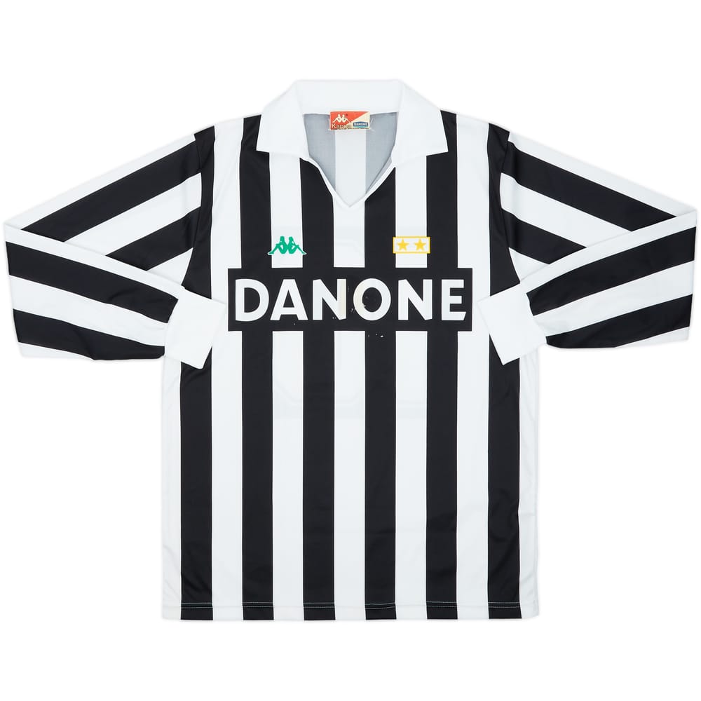 1992-94 Juventus Basic Home L/S Shirt #10 - 7/10 - (L)