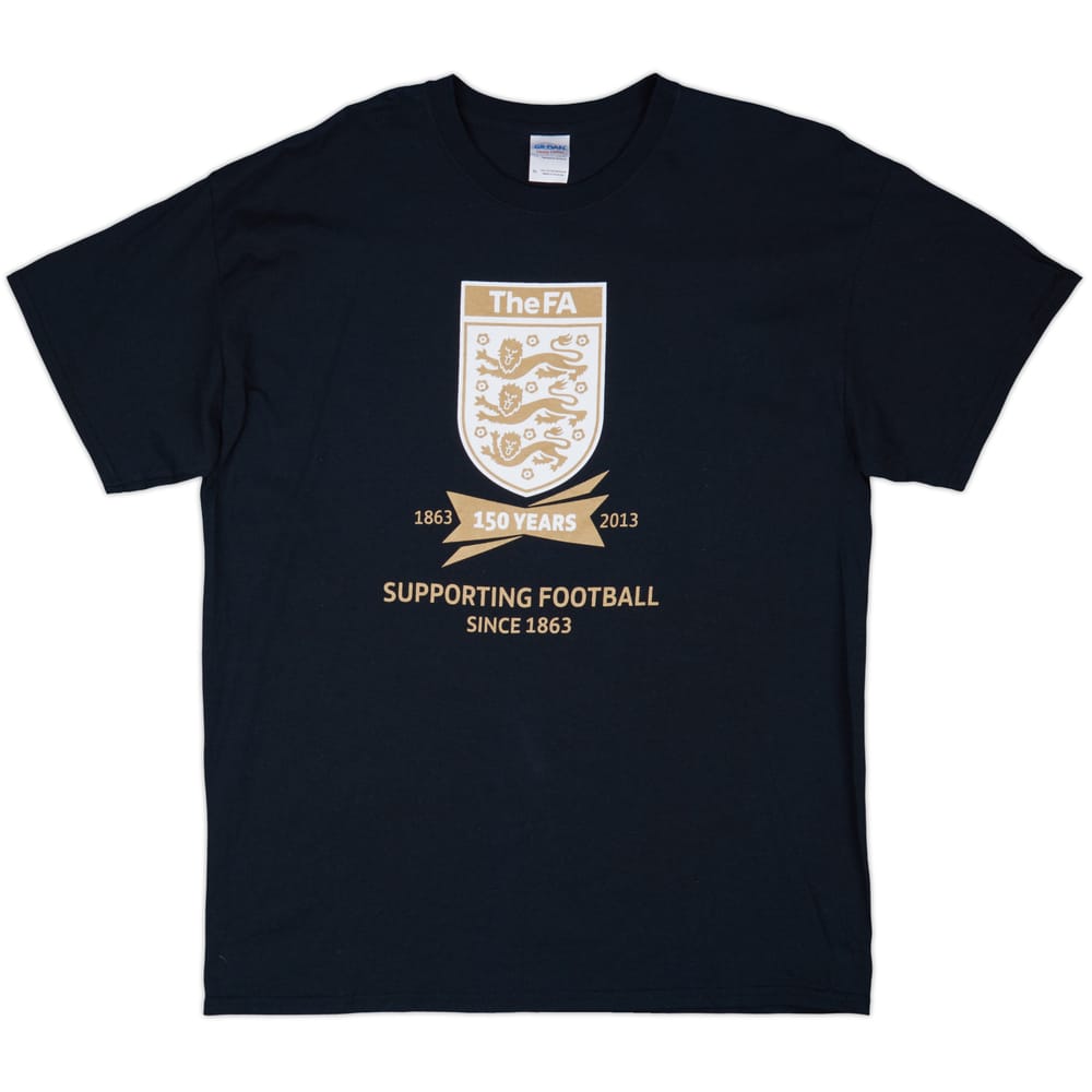 2013-14 England Gildan '150 Years' Cotton Tee - 9/10 - (XL)