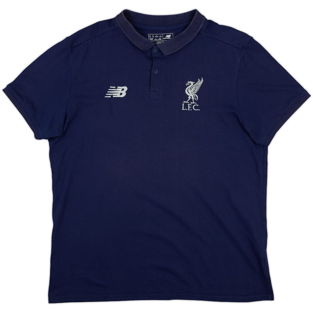2016-17 Liverpool New Balance Polo Shirt - 9/10 - (M)