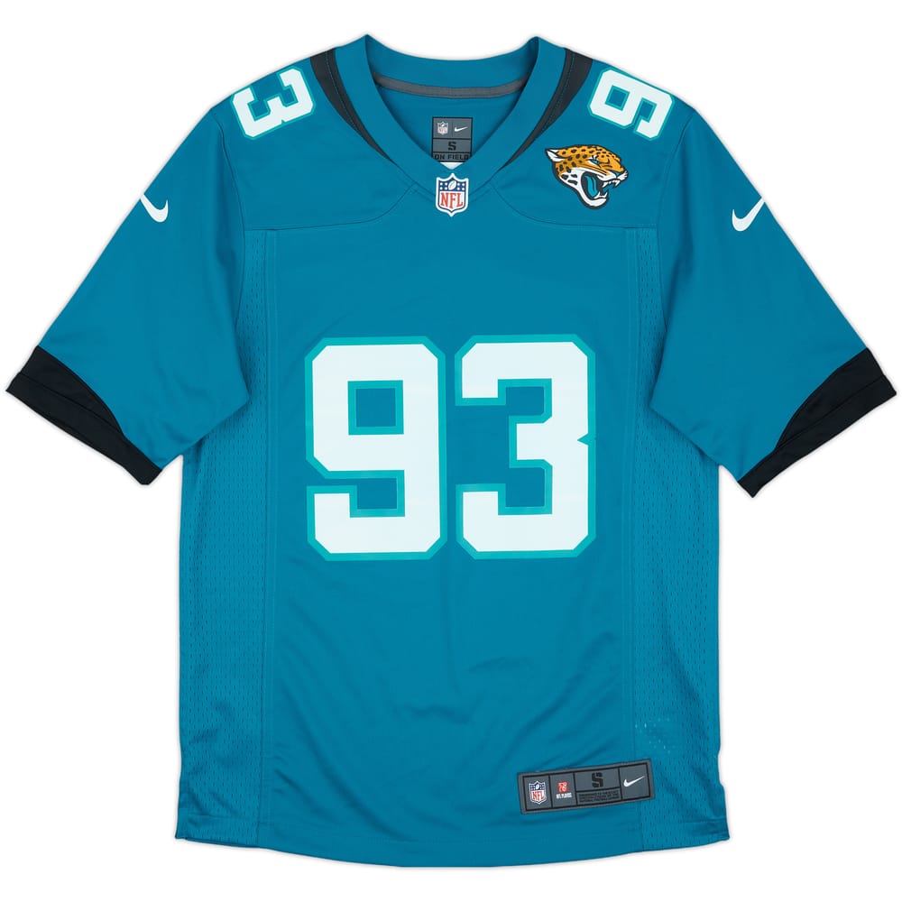 2018-19 Jacksonville Jaguars Campbell #93 Nike Game Home Jersey - 8/10 - (S)