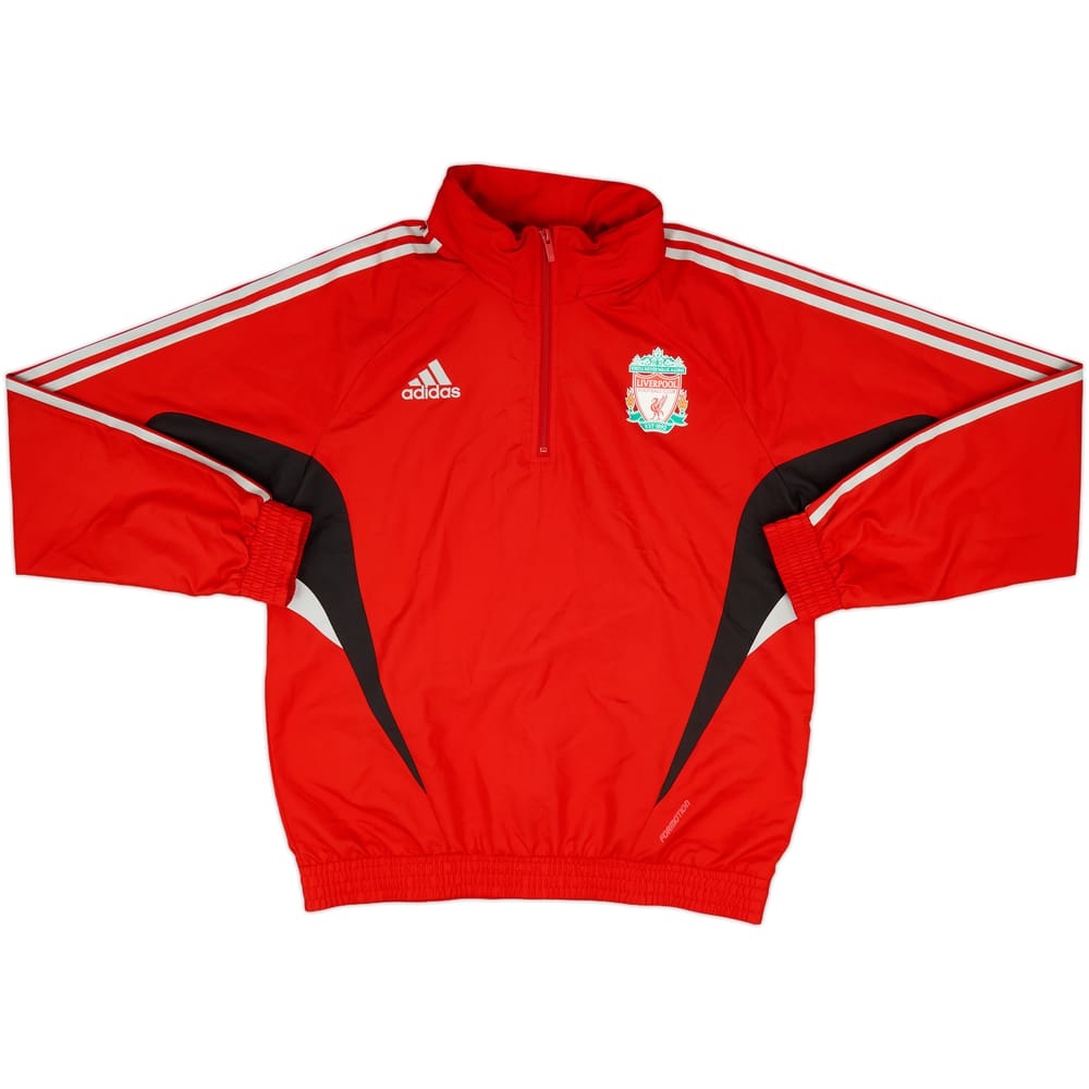 2008-09 Liverpool adidas Hooded Rain Jacket - 9/10 - (L)