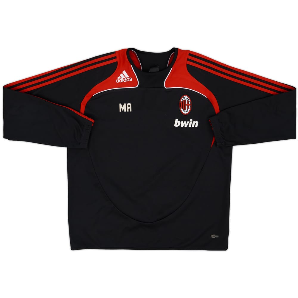 2008-09 AC Milan adidas Staff Issue Sweat Top MA - 8/10 - (L/XL)