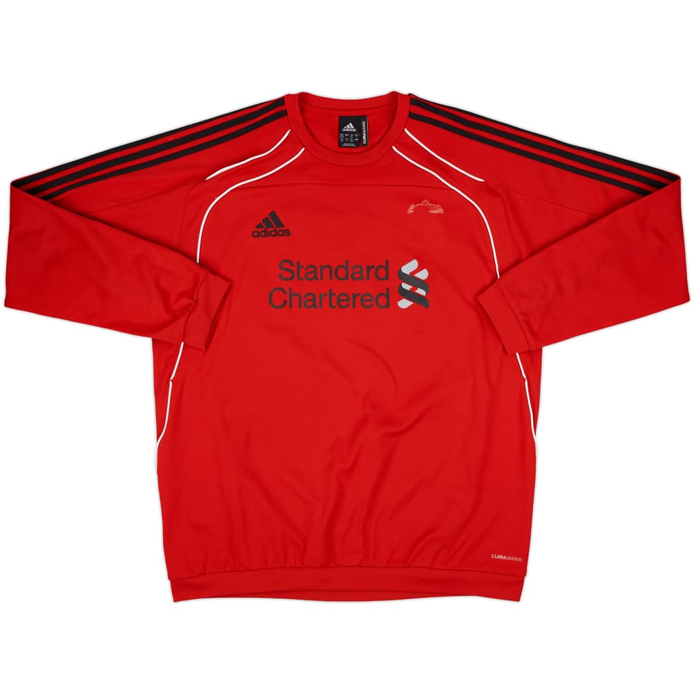 2010-11 Liverpool adidas Sweat Top - 4/10 - (XL)