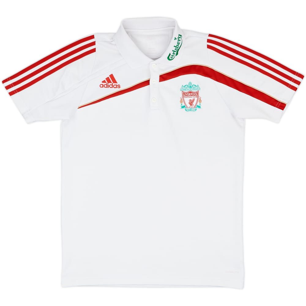 2009-10 Liverpool adidas Polo Shirt - 7/10 - (M)