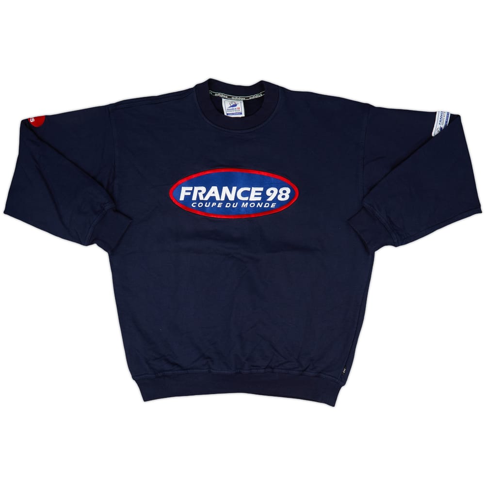1998 France adidas 'Coupe De Monde' Sweat Top - 8/10 - (S)