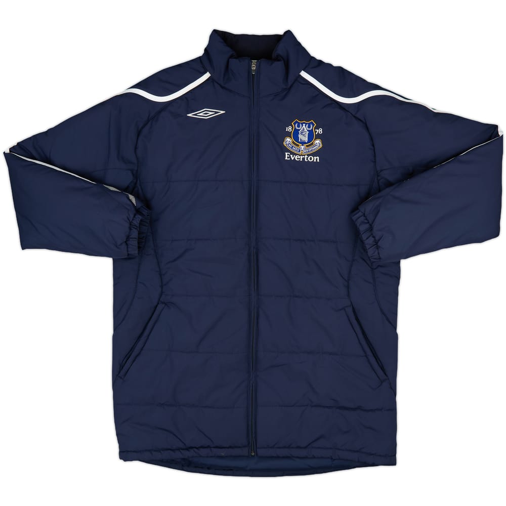2008-09 Everton Umbro Padded Bench Coat - 6/10 - (L)