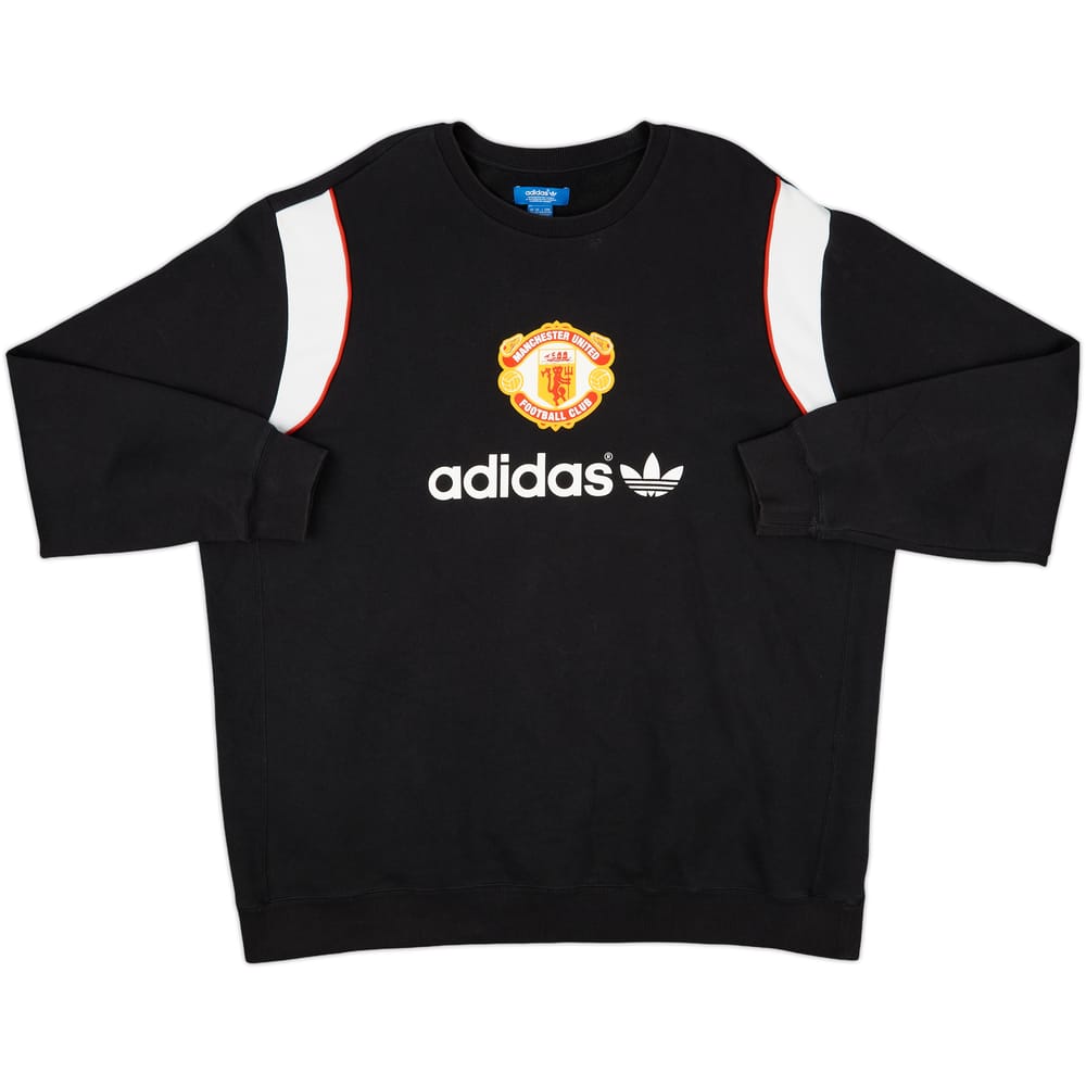 2015-16 Manchester United adidas Originals Sweat Top - 8/10 - (XXL)