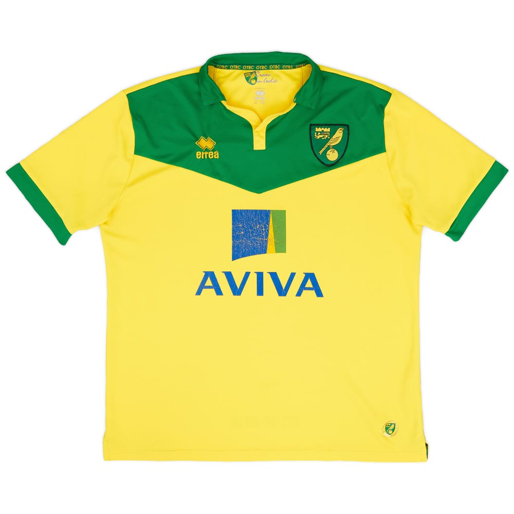2014-15 Norwich Home Shirt - 6/10 - (XXL)