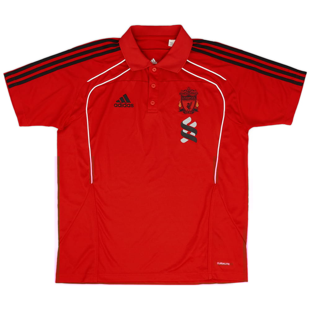 2010-11 Liverpool adidas Polo Shirt - 9/10 - (L/XL)