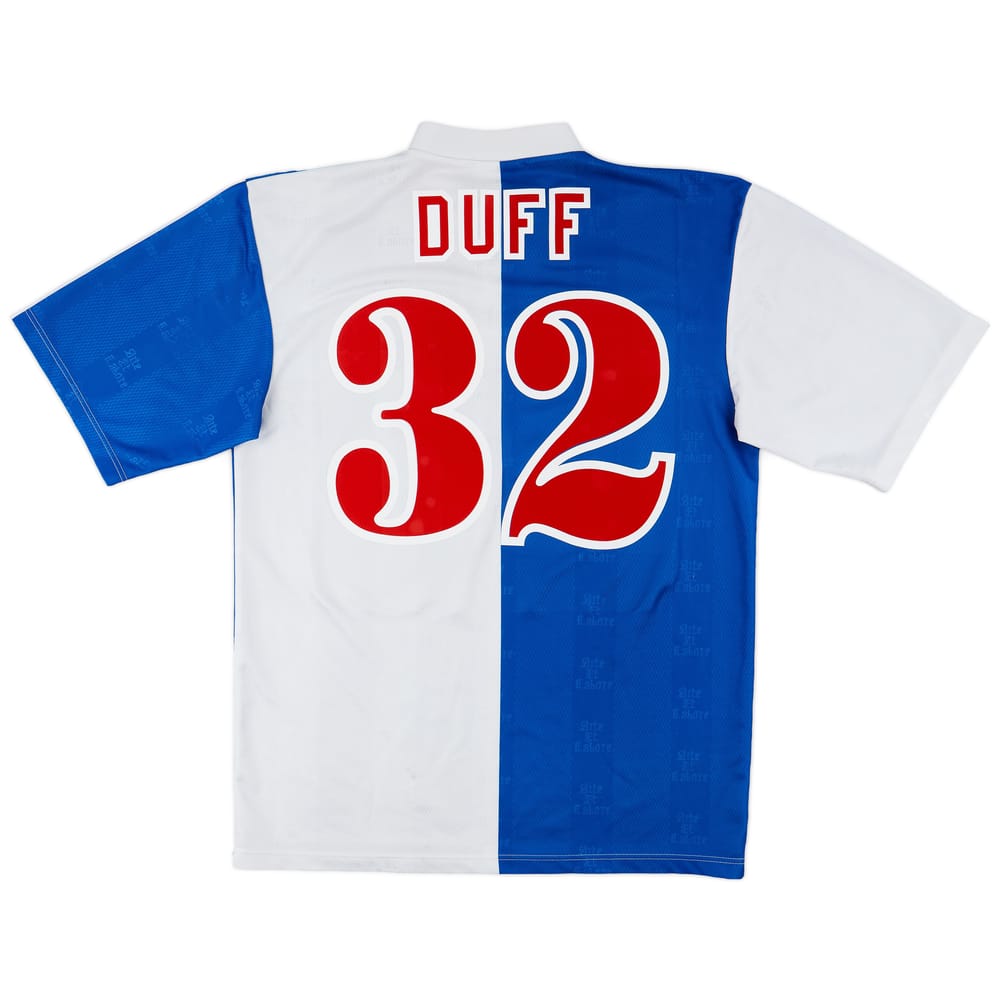 1996-98 Blackburn Home Shirt Duff #32 - 7/10 - (L)
