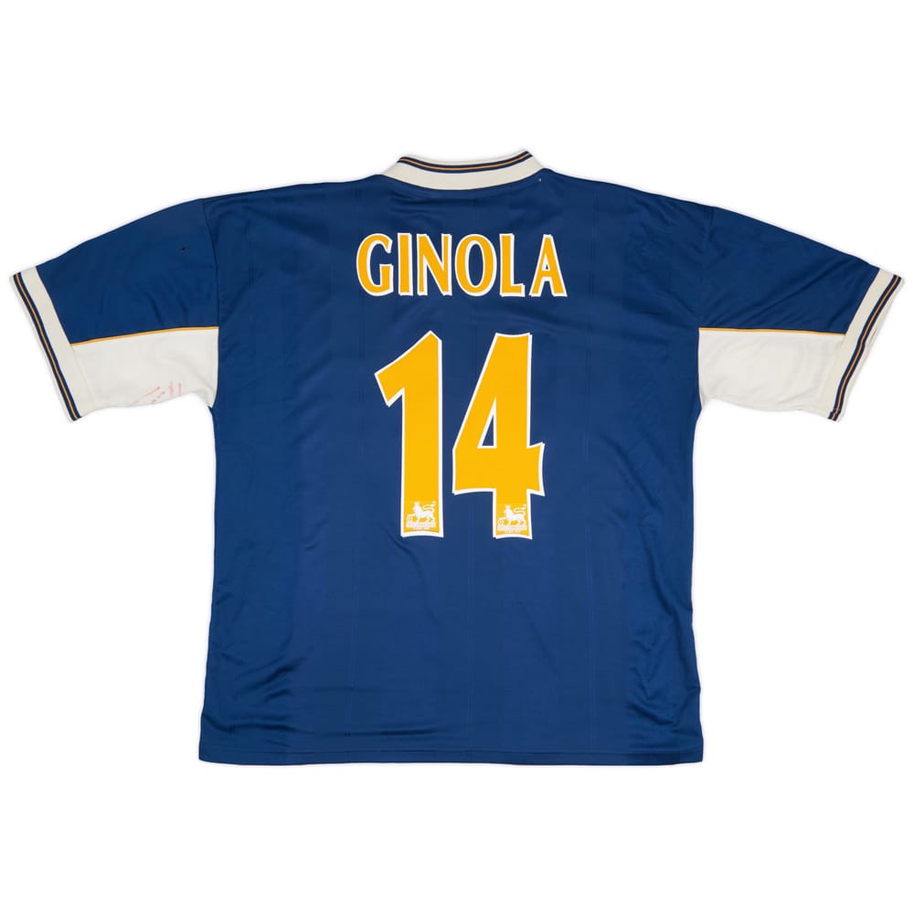 1997-98 Tottenham Signed Away Shirt Ginola #14 - 8/10 - (L)