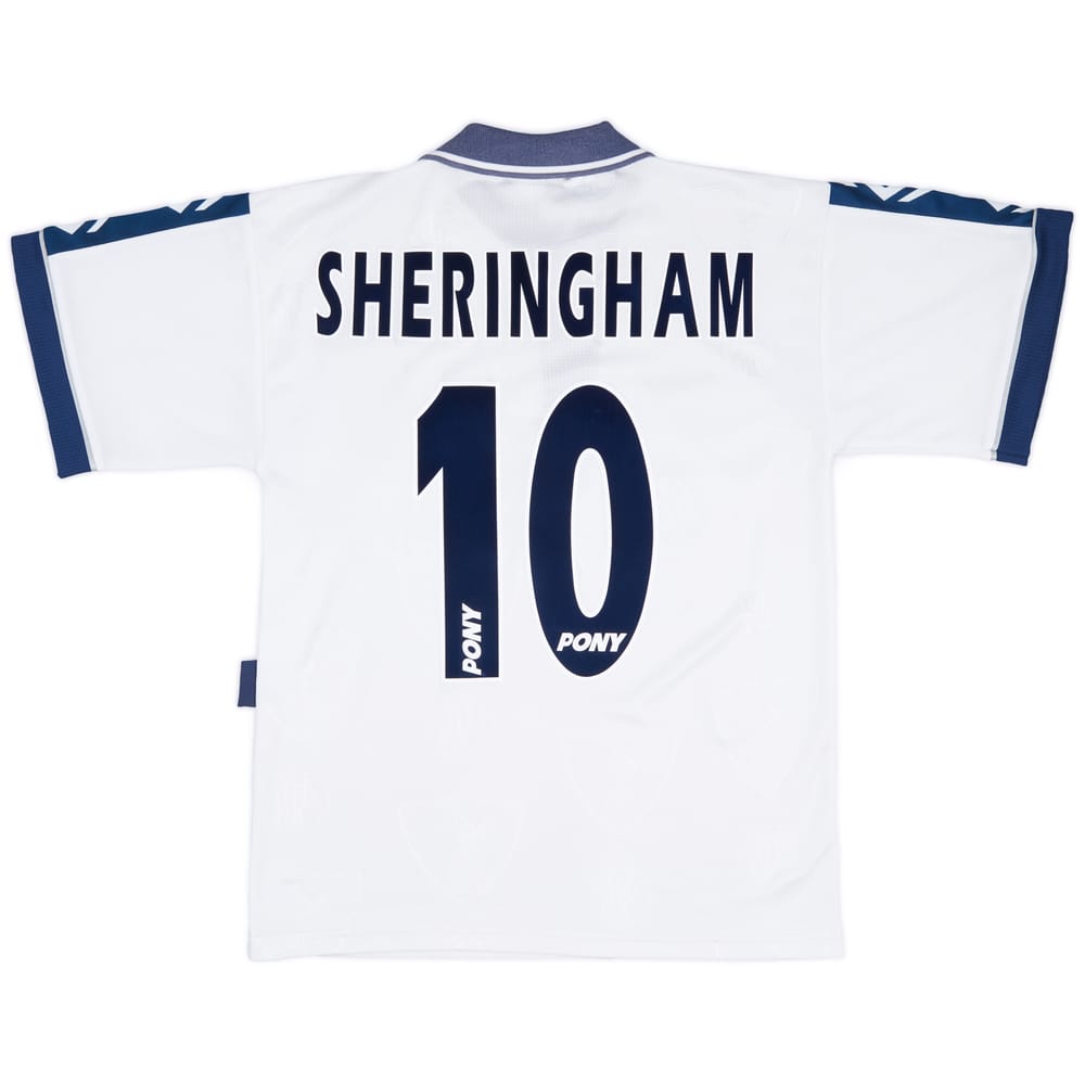 1995-97 Tottenham Home Shirt Sheringham #10 - 8/10 - (S)