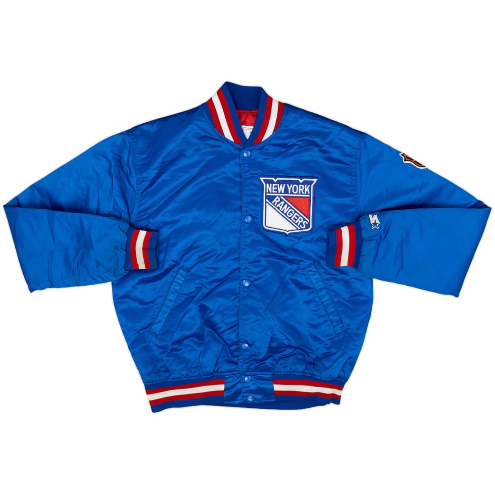 1980s New York Rangers Starter Satin Varsity Jacket - 7/10 - (M)