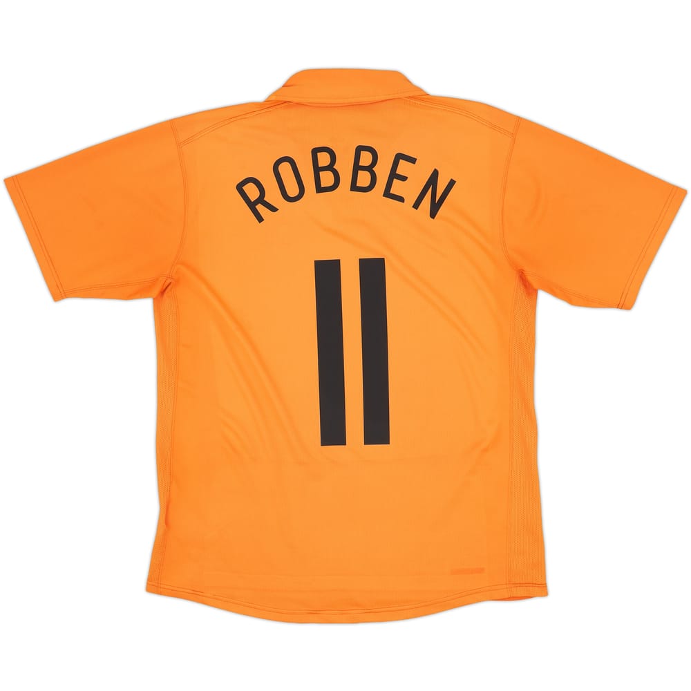 2006-08 Netherlands Home Shirt Robben #11 - 6/10 - (M)