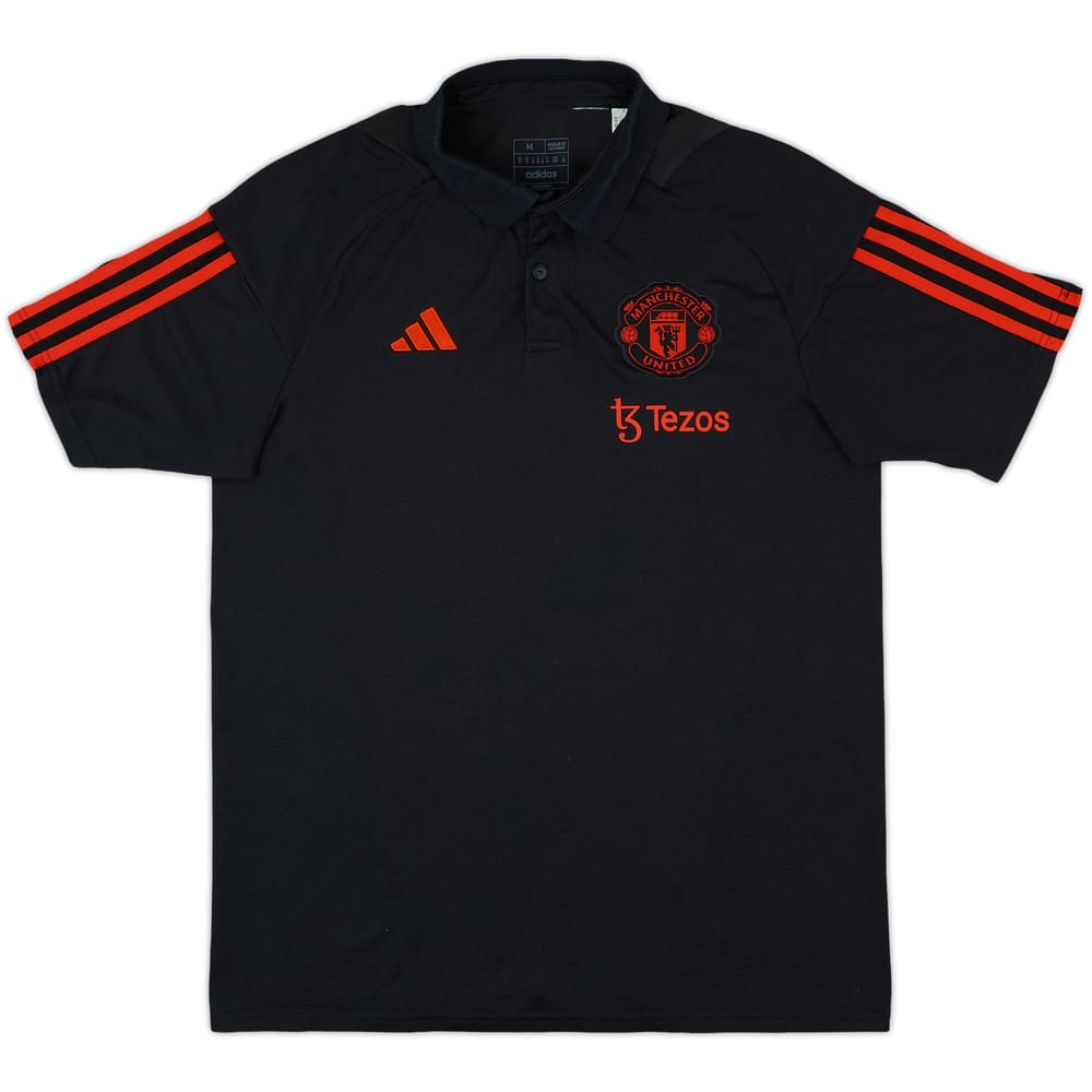 2023-24 Manchester United adidas Polo Shirt - 9/10 - (M)