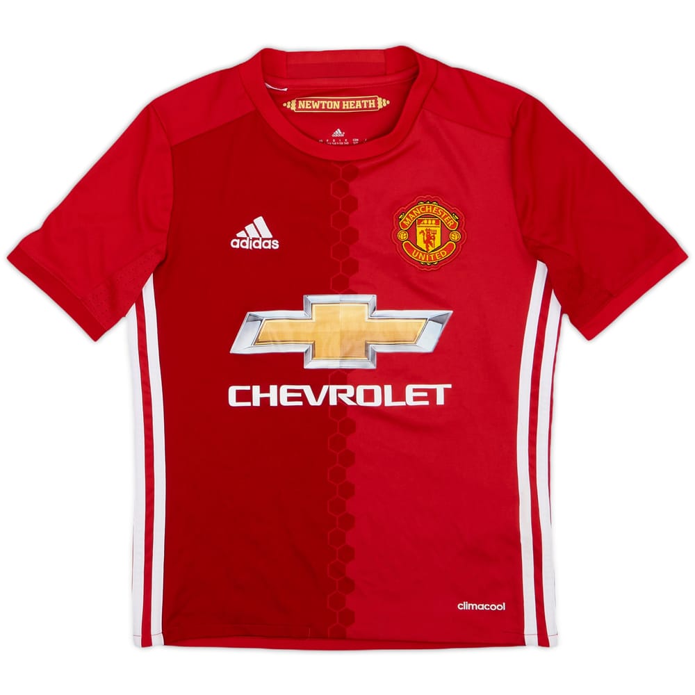 2016-17 Manchester United Home Shirt - 6/10 - (S.Boys)