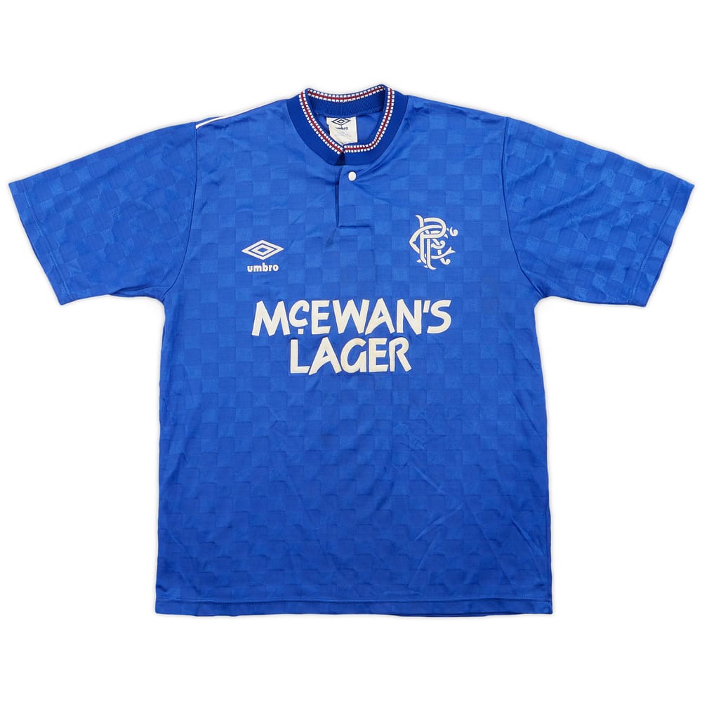 1987-90 Rangers Home Shirt #9 - 7/10 - (S)