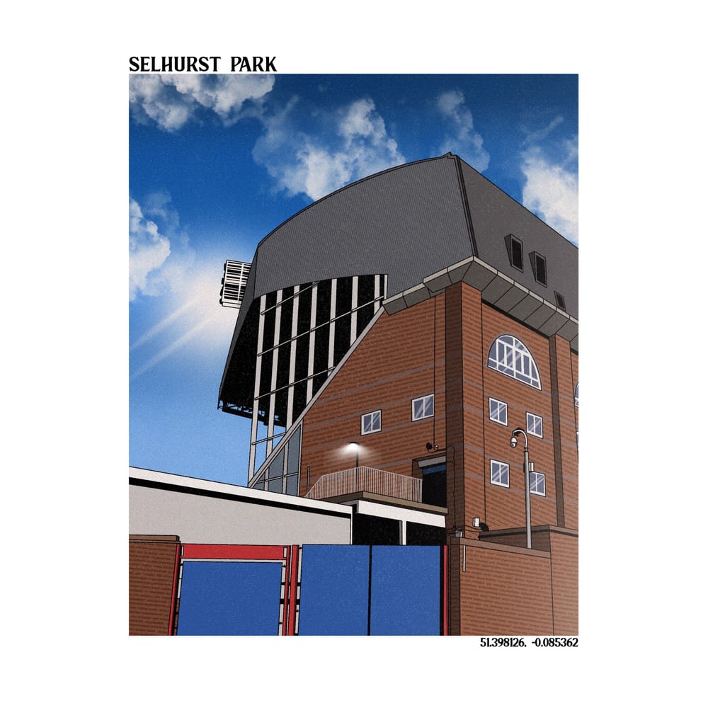Selhurst Park A3 Print/Poster