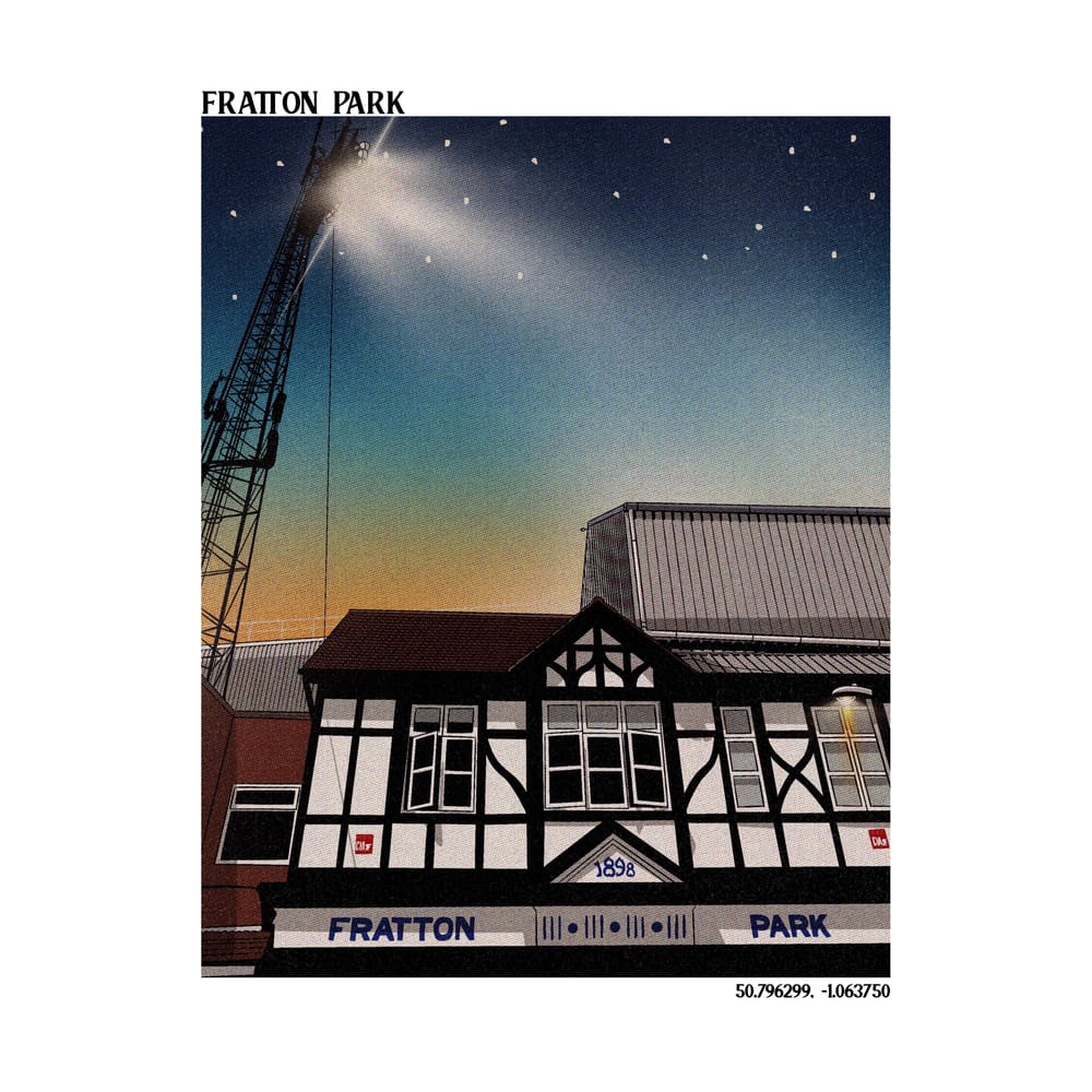 Fratton Park A3 Print/Poster